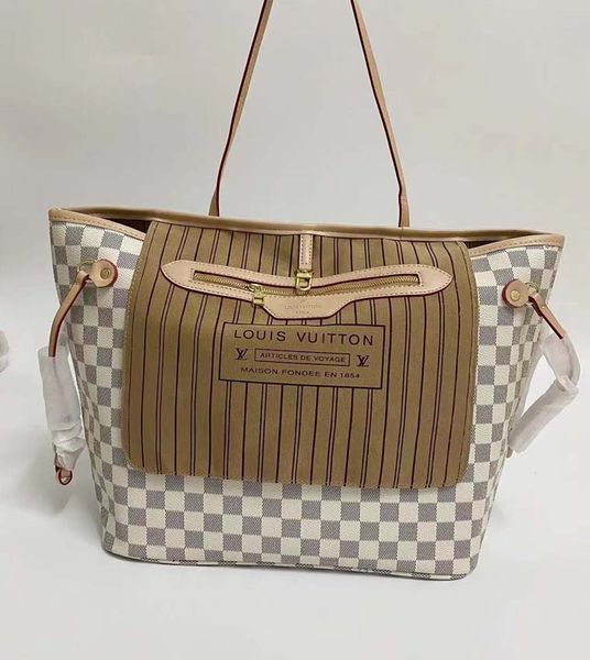 

women handbag shoulder bags shopping bag totes classic brown purse date code serial number checker tote grid flower 22