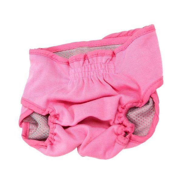 

dog apparel female physiological pants puppy cotton menstruation underpants m pink