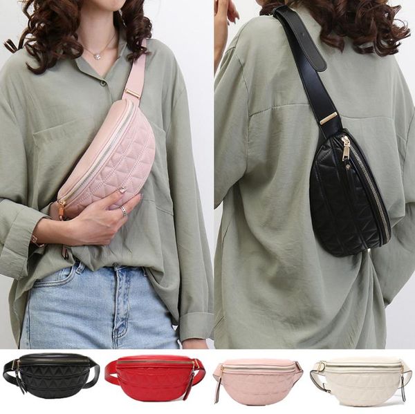 

women travel waist fanny pack pu money belt wallet glitter multicolor hip bum bag pouch sport crossbody chest bags