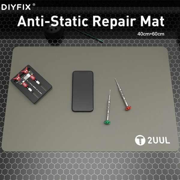 

professional hand tool sets 2uul st91 40*60cm anti-static mat high temperature resistant silicone pad soldering station silicon work heat in
