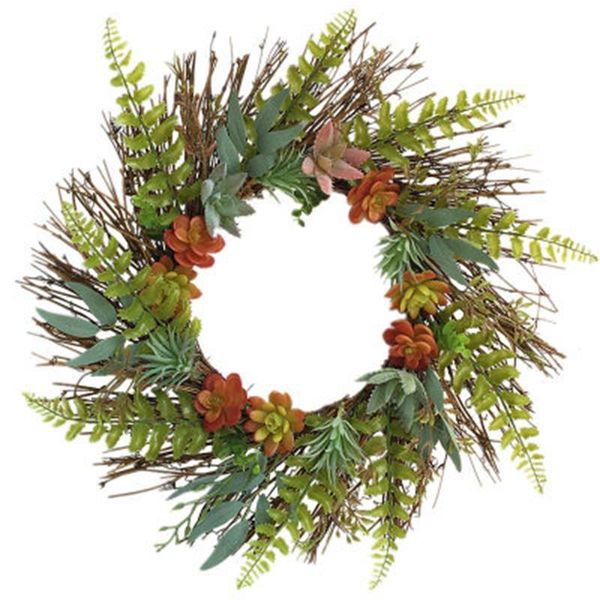 

decorative flowers & wreaths garland artificial wreath home door wall decor prop wedding party decoration