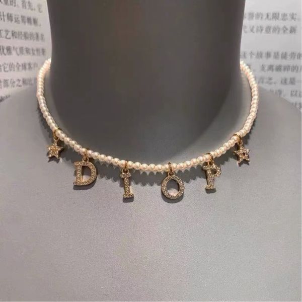 

fine jewelry online 2021 new small fragrant letter flash diamond chain neck clavicle elegant fashion necklace 65% off store online sale, Silver