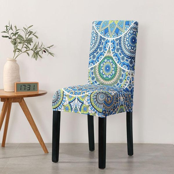 

chair covers dust-proof furniture protector bohemia washable elastic seat cover polyester floral home decoration