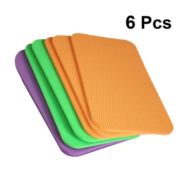 

6pcs practical seat pad yoga knee cushion thicken sitting kneeling for sports outdoors daily use (random mats