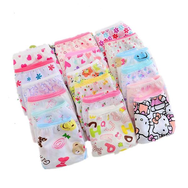 

panties 4pcs/lot cartoon cute baby girl underwear children's pants pure cotton triangles girls, Camo