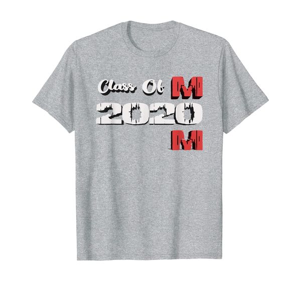 

proud mom of a 2020 senior ~ parent class of 20 graduate tee, White;black