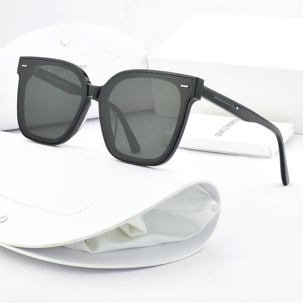 

sunglasses square sal 2021 women men with original packing fashion korea design sun glasses vintage, White;black