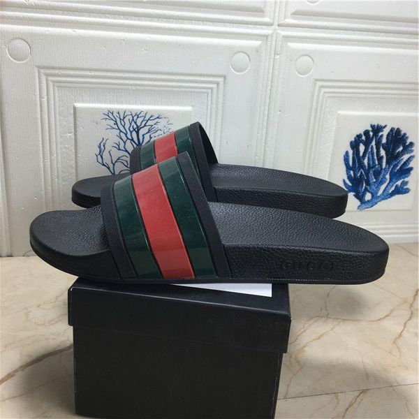 

men's beach slippers summer fashion imported super tpu casual shoes letter sandals, Black