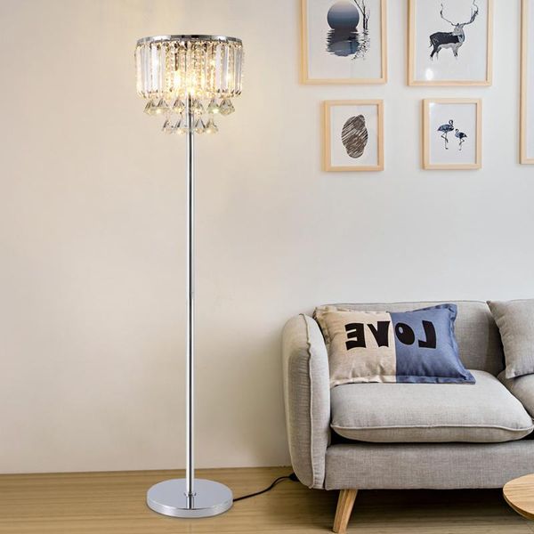 

floor lamps 158cm modern luxury creative fashion standing light clear crystal lamp for bedroom bedside living room sofa