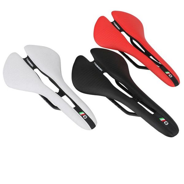 

bike saddles mtb bicycle saddle breathable road ultralight racing seat hollow ergonomic design cr-mo rail mat for cycling parts