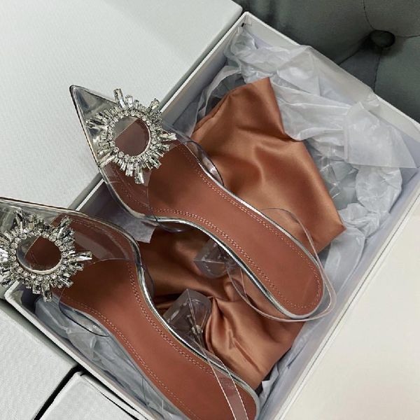 

sandals women shoes summer female party chaussure ete femme pointed toe sandalias high heels sandales pvc transparent, Black