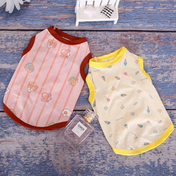 

dog apparel pet dog summer thin cool vest fadou teddy cocky clothes