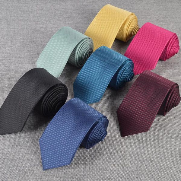 

bow ties solid color mulberry silk tie men's business plaid jacquard drop, Black;gray