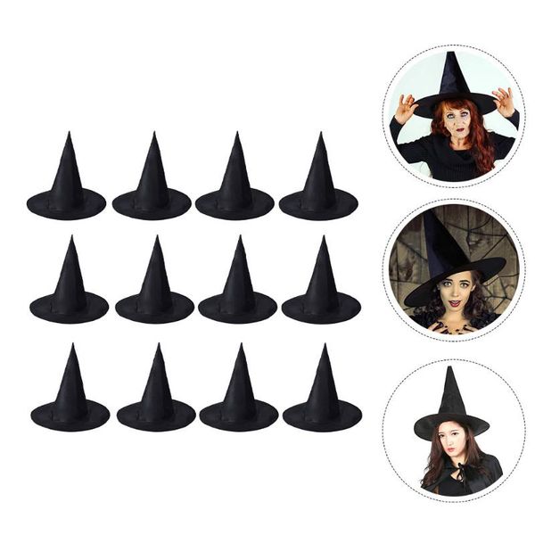 

party hats 12pcs decorative witch hat chic cosplay props for masquerade show
