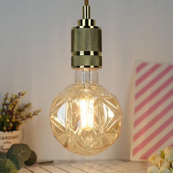 

bulbs g120 lotus edison bulb led filament lamp 220v 4w e27 retro chandelier warm light for home / bedroom industrial decoration