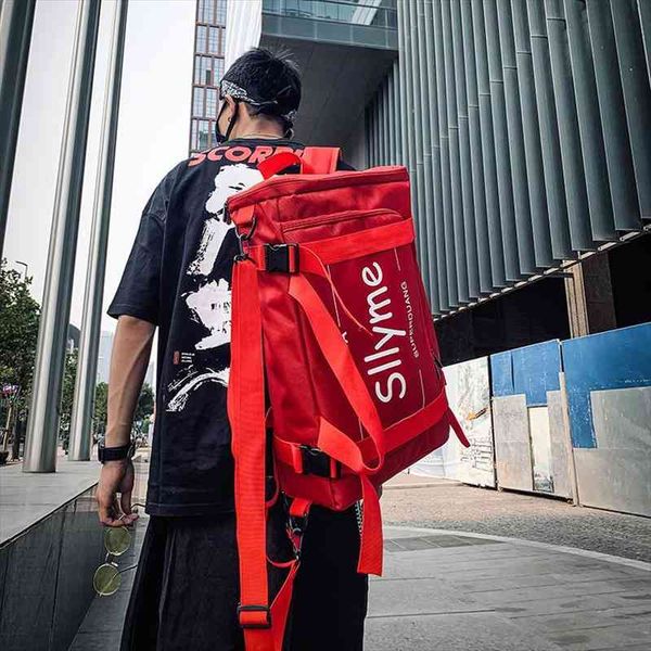 

trendy backpack male bag letter printing large backpacks street hip hop student travel bagpack school for boys mochilas