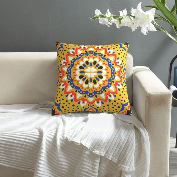 

pillow moroccan tile mosaic seamless pattern pillowcase printed cushion cover sofa waist