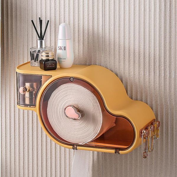 

toilet paper holders tissue box punch-cloud wash towel storage rack pumping