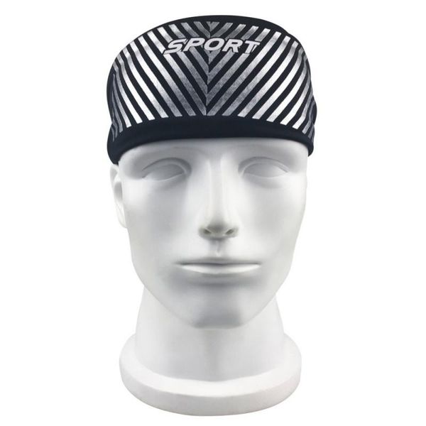 

cycling caps & masks breathable sweat guide sports running yoga dance fitness antiperspirant belt climbing bib scarf, Black