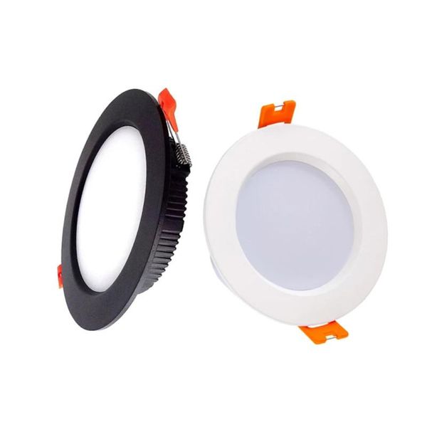 

downlights dimmable recessed led downlight 110v 5w 9w 12w 18w round light ceiling lamp 220v indoor lighting home spot kitchen bedroom