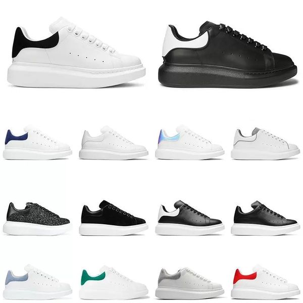 

2022 quality pls try to test quality fashion men shoe women designer leather lace up platform oversized sole sneakers alexander luxury velv
