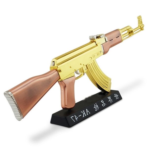 

581: 2.05ak47 assault rifle model all metal detachable toy non launching collection alloy ornament