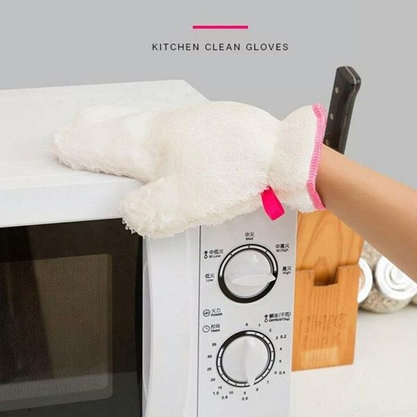 

disposable gloves 1pc dishwashing heatproof mitten glove water oven kitchen cooking microwave miinsulated non-slip thickening