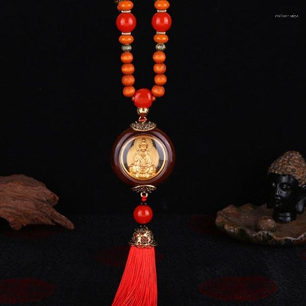 

car pendant rearview mirror huamu limao chairman baoan decoration guanyin bodhisattva1