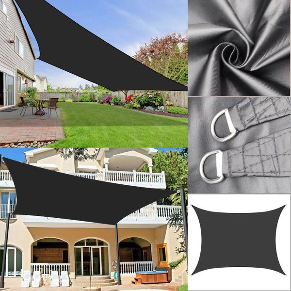 

rectangle square 420d oxford fabric shade sail garden terrace sunshade camping pergola awning for balcony carport