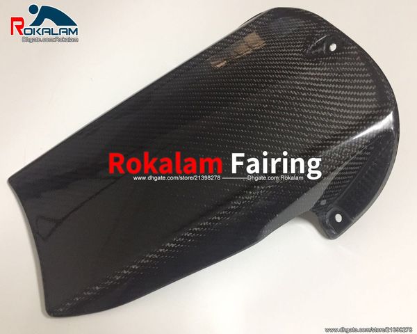 

real carbon fiber rear fender guard fairing for yamaha yzf r1 2002 2003 yzf-r1 02 03 motorcycle rear hugger mudguard parts