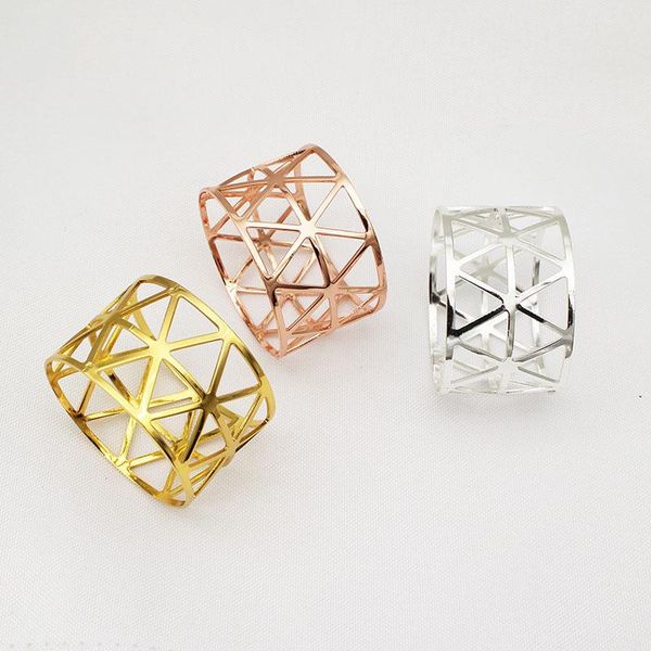 

el western restaurant metal hollow napkin buckle ring cloth rings
