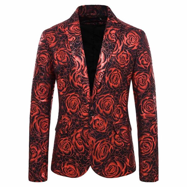 

men's suits & blazers fashion suit jackets luxury high class party dress jacket clothes outerwear gentleman loose versatile coats casua, White;black