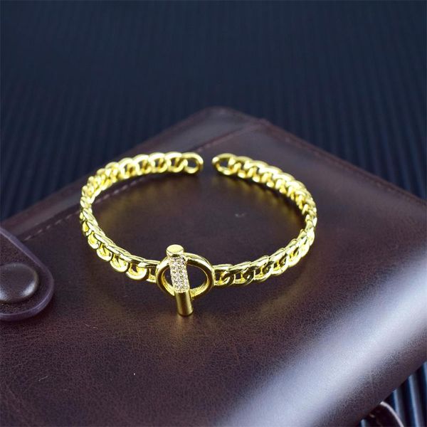 

bangle 2021 women's fashion cz zircon bracelet luxury jewelry charm anniversary gift, Black