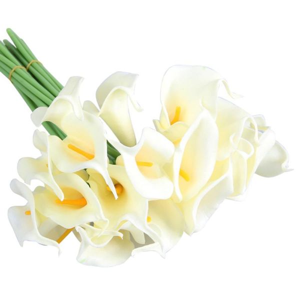 

pcs artificial calla lily flowers fake diy wedding bouquet home decoration flower decorative & wreaths