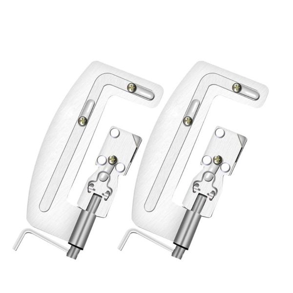 

fishing line tying tool hand-operated string knotter portable hook (silver) hooks