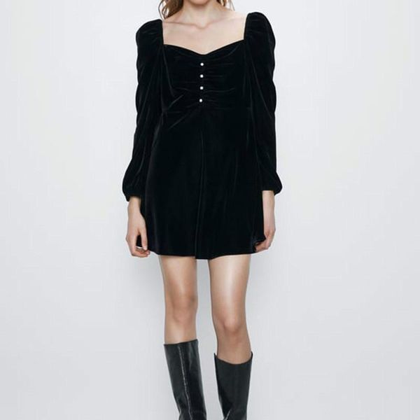 

casual dresses women's dress fashion summer black retro elegant party club mesh slim bohemian above knee, mini button, Black;gray