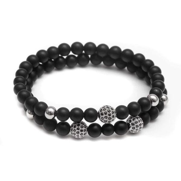 

charm bracelets mcllroy 6mm natural stone bracelet men micro pave cz 8mm disco ball charms for women jewelry gifts drop ship 2021, Golden;silver