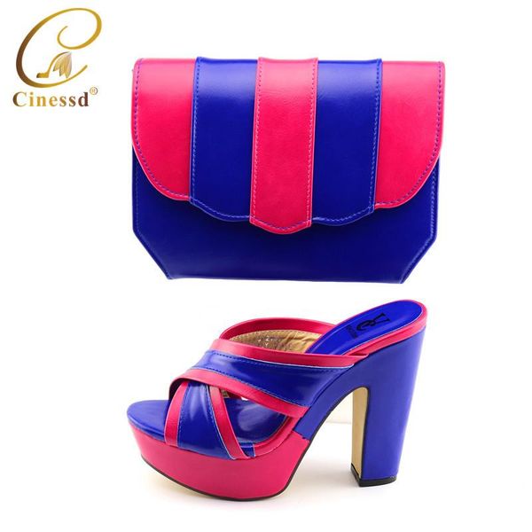 

dress shoes elegant nigerian women wedding and bag decorated with rhinestone set in italy pointed toe square heel, Black