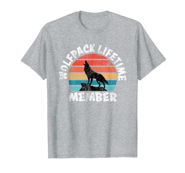 

Wolfpack Lifetime Member Gift for Wolf Wolves Lovers T-Shirt, Mainly pictures
