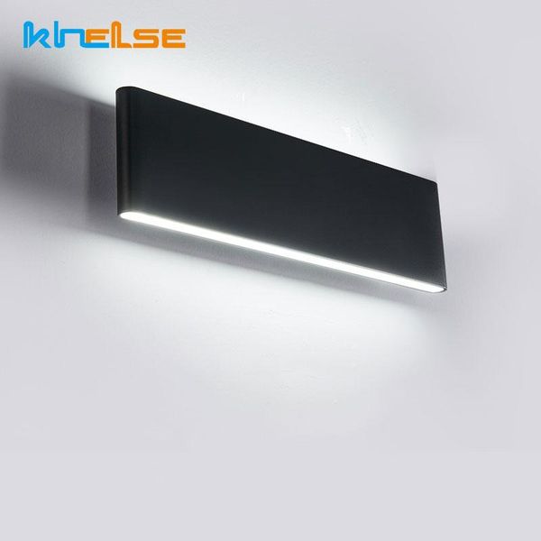 

modern waterproof outdoor 30w led wall lamp ip65 aluminum up and down light garden porch sconce decoration 110v 220v lamps