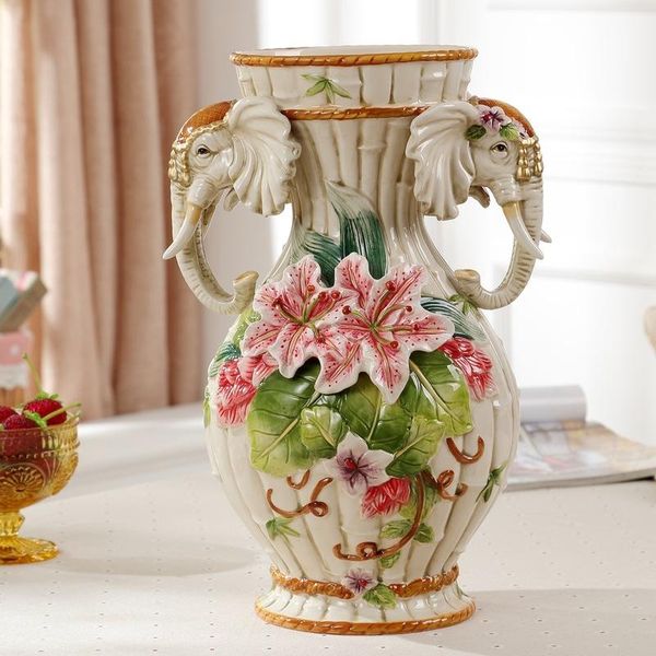 

vases nordic decor luxury ceramic flower vase decoration rustic home room high grade for