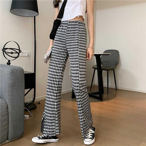 

men's pants real s 2021 middle split flared children 202, Black