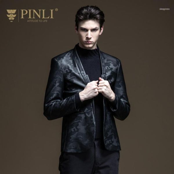 

men's suits & blazers blazer men real stage costumes for singers pinli fall 2021 decorated body camouflage printed suit jacket b1, White;black