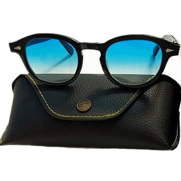 

design johnny depp retro-vintage sunglasses l m s sizes gradient tinted eyeglasses uv400 imported pure-plank goggles full case oem outlet, White;black