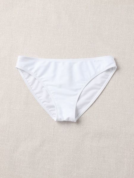 

plain bikini panty 87jh#, White;black