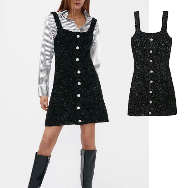 

rompers retro fashion diamonds up ladies dressed sling spring dress, Black;white