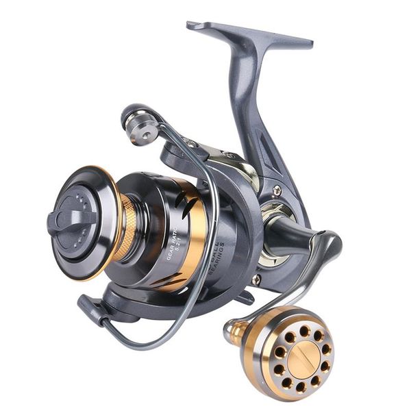 

baitcasting reels fishing reel spinning 5.2:1 gear ratio high speed carp for saltwater metal fish tackle accessories