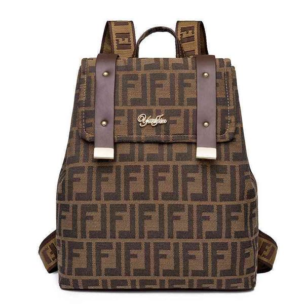 

2022 factory wholesale new spring backpack leisure closed zipper open cover