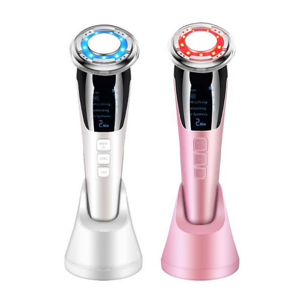 

electric massagers facial skin cold massager red blue light care import eye apparatus tightening beauty device