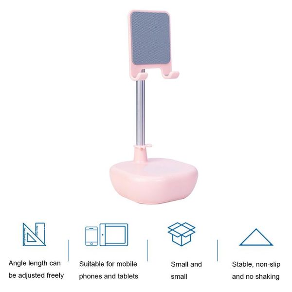 

universal mobile phone holder deskstand with speaker function scalable aluminium alloy lazy tablet bracket player cell mounts & holders